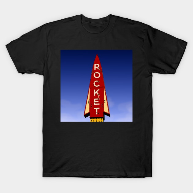 Rocket Sign T-Shirt by Zippy's House of Mystery